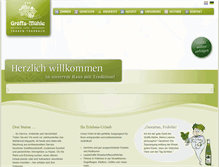 Tablet Screenshot of graeffs-muehle.de